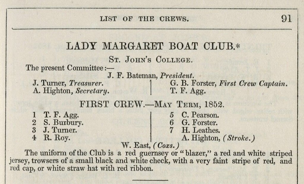 lady margaret boat club blazer definition